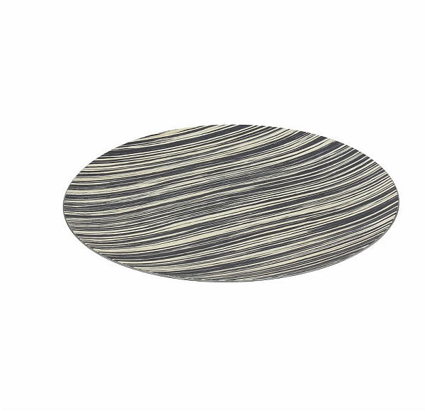 Confezione 6 sottopiatti in plastica con decoro effetto legno. Diametro cm. 33. Lavare a mano. In negozio e online su tuttochic.it