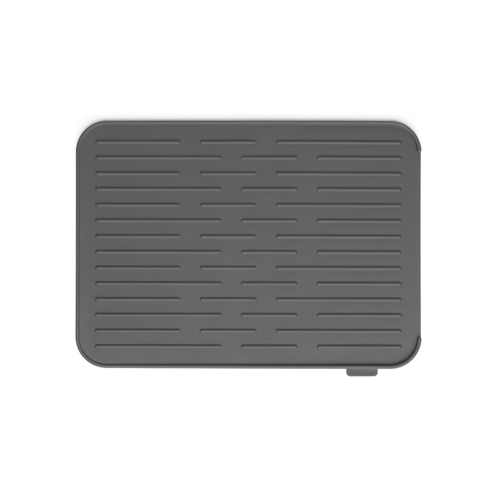 Realizzato in morbido silicone, antiscivolo - adatto per piatti, tazze e bicchieri fragili. Realizzato in silicone resistente – facile da pulire ed adatto per lavastoviglie. Colore grigio scuro 5 anni di garanzia. Dimensioni Altezza: 0,9 cm Lunghezza: 43,8 cm Larghezza : 32,5 cm. In negozio e online su tuttochic.it