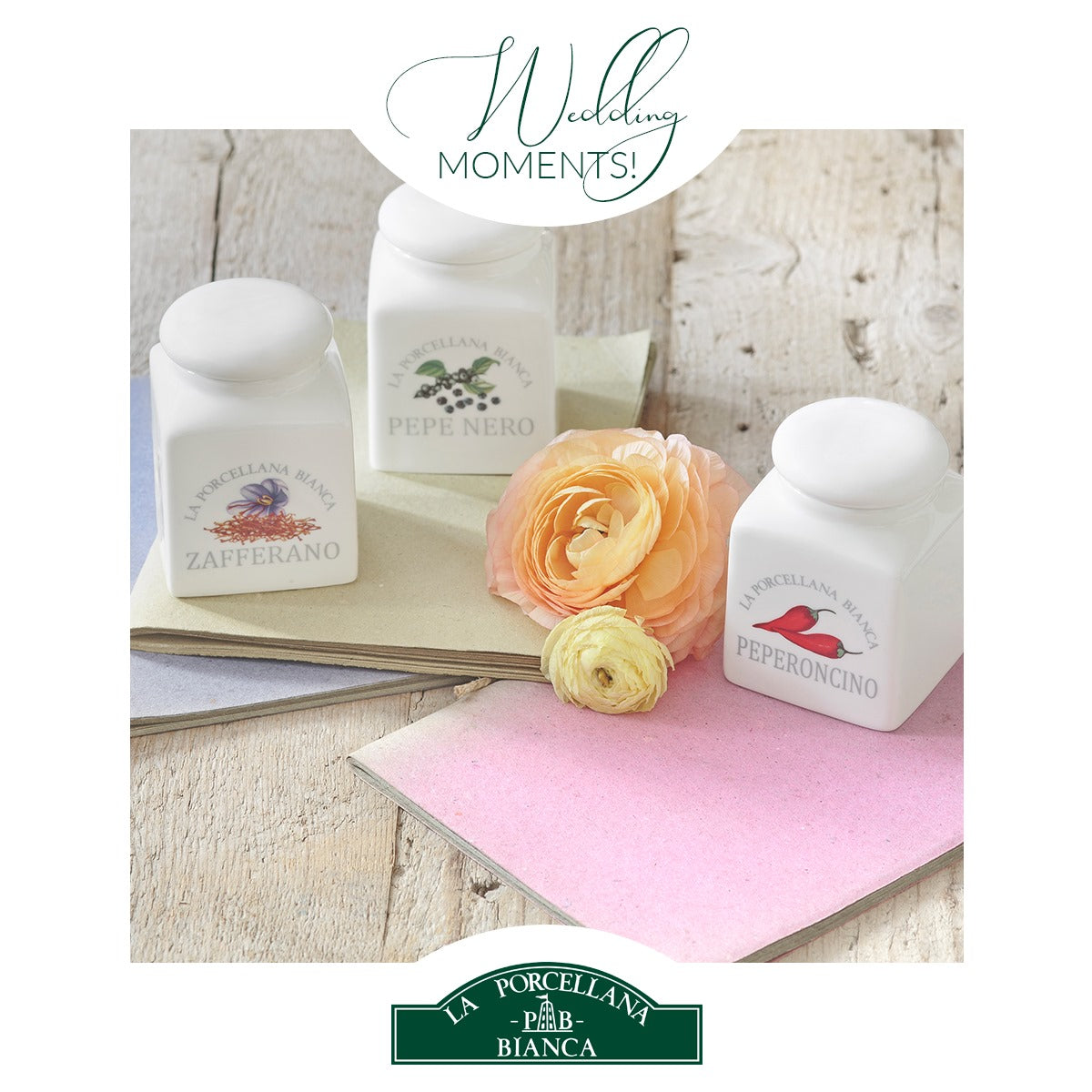 Barattolino in porcellana decorato Noce Moscata 175 cc. Dimensioni : 6,5x6xh9 cm Decorati, pratici e utili, caratterizzano ambienti curati in ogni minimo dettaglio. In negozio e online su tuttochic.it