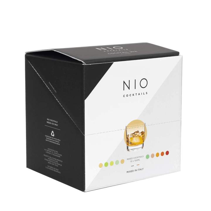 Crea la tua Cocktail Box Personalizzata da 10 cocktails a tua scelta. Scegli tra i 15 gusti disponibili, contattaci con una email o per telefono, per comunicarci la tua scelta. Il drink perfetto. Servi in un (bicchiere) con ghiaccio, aggiungi la guarnizione (fetta d'arancia, limone...) e lascia riposare per un minuto