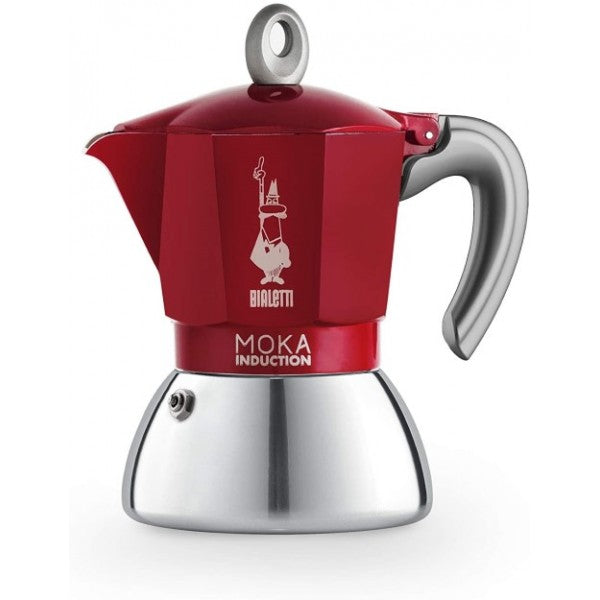Moka Induction 2 tazze è la prima Moka per l'utilizzo anche su piani cottura a induzione. Un connubio di materiali rende questa caffettiera unica ed inimitabile: il raccoglitore in alluminio a forma ottagonale rappresenta la tradizione e la continuità con la storica Moka Express, mentre la caldaia è in acciaio.