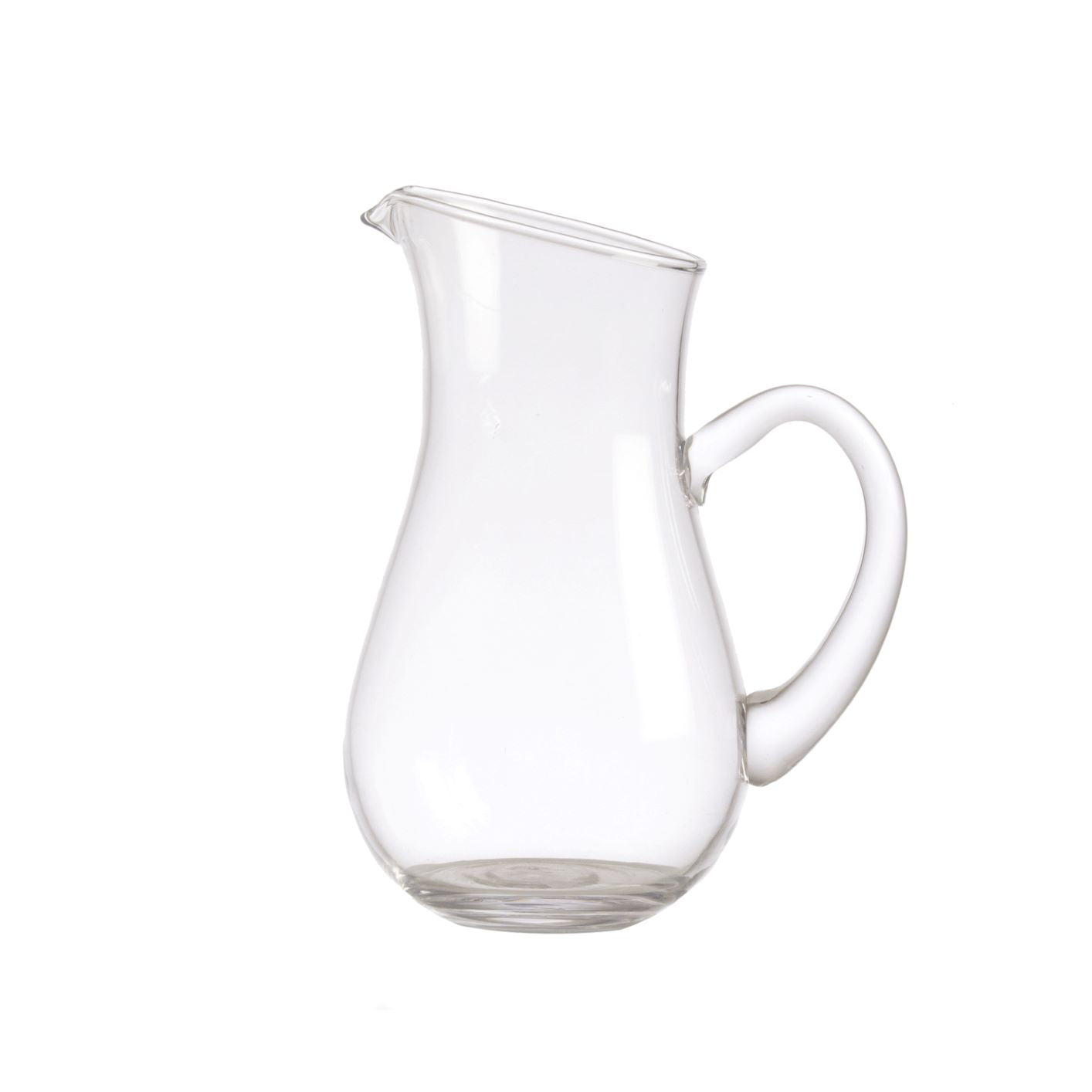Caraffa in vetro trasparente 1000 cc. h 12 cm. Ø 20. Lavabile in lavastoviglie Selezione di prodotti di La porcellana bianca, in negozio e online su tuttochic.it