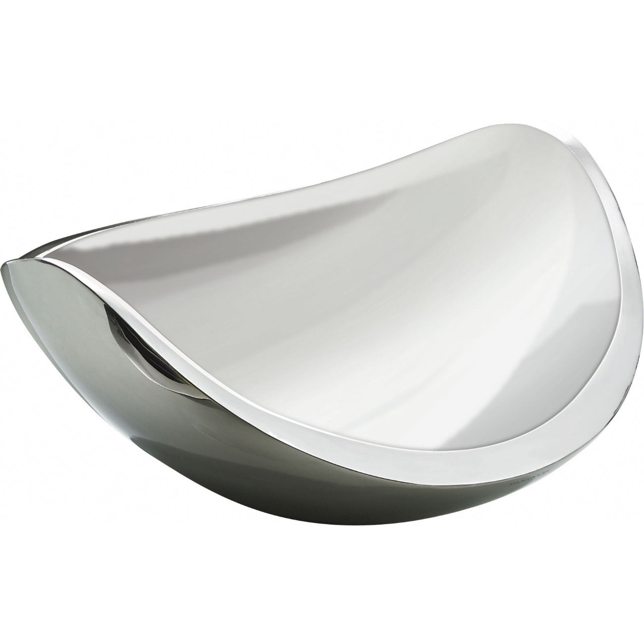 Il centrotavola a doppia parete, in acciaio inox sembra galleggiare. Si ferma delicatamente da solo dopo aver dondolato con leggerezza. In negozio e online su tuttochic.it