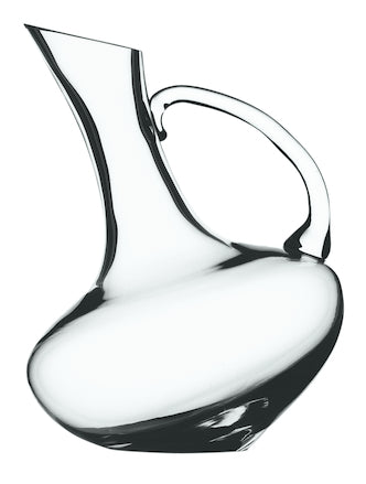 Decanter in vetro cristallino. Dimensioni: mm 195 x 258 h - Capacità: 1,0 lt. Lavabile in lavastoviglie. Selezioni di prodotti Spiegelau, in negozio e online su tuttochic.it