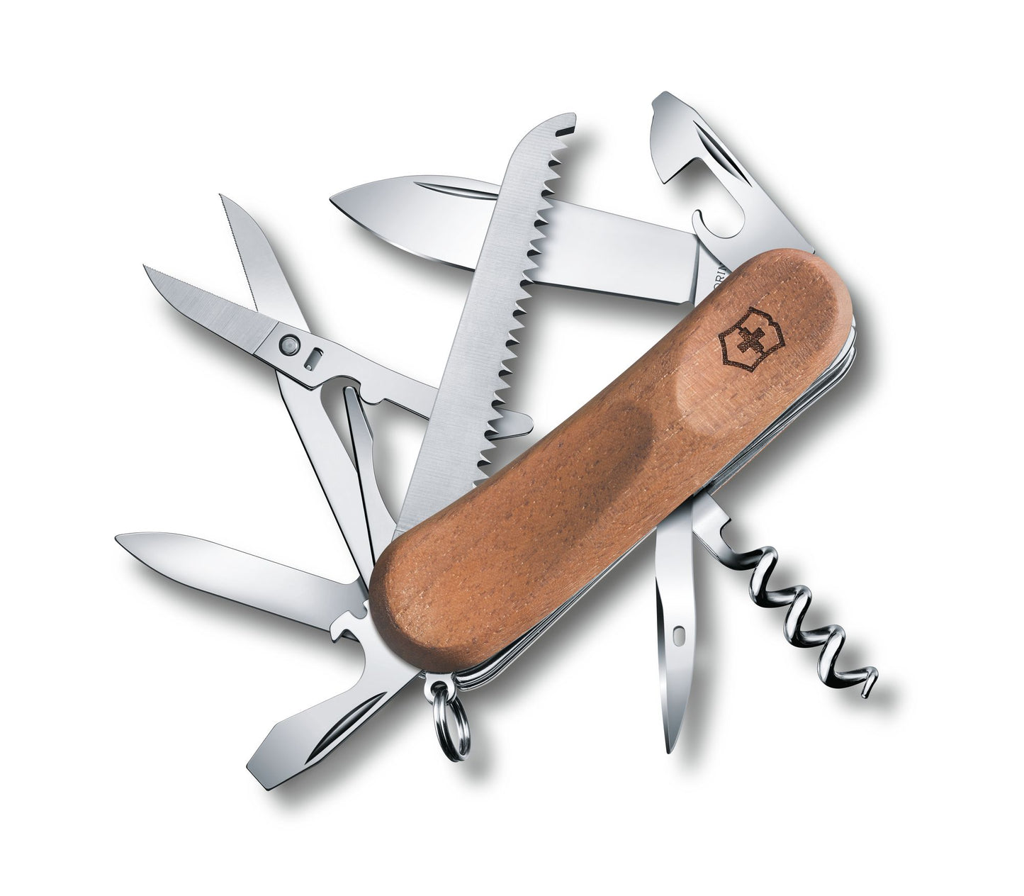 Questo è il mantra della collezione Evolution. Con il modello Wood 17, ti offriamo lo strumento perfetto per le tue avventure quotidiane. Con il logo Victorinox inciso ed eleganti guance in legno, questo multiuso ti segue ovunque vai. In negozio e online su tuttochic.it
