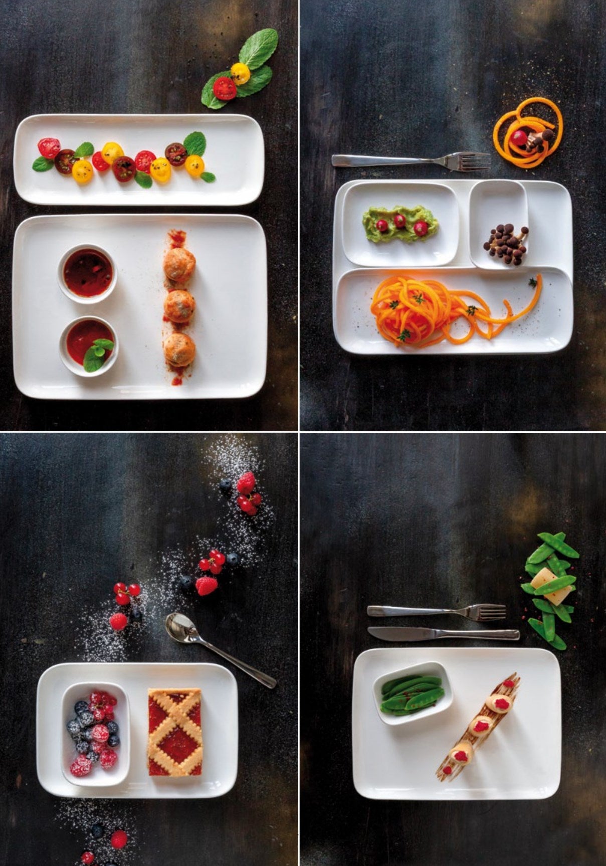 Piattino rettangolare fondo in porcellana bianca. Linea Essenziale New Age Quando il design incontra il food, la linearità diventa la massima espressione dell’eleganza in tavola. Dimensioni: cm 11 X 7,7 X 3,5 Utilizzabile in forno a microonde Lavabile in lavastoviglie. In negozio e online su tuttochic.it