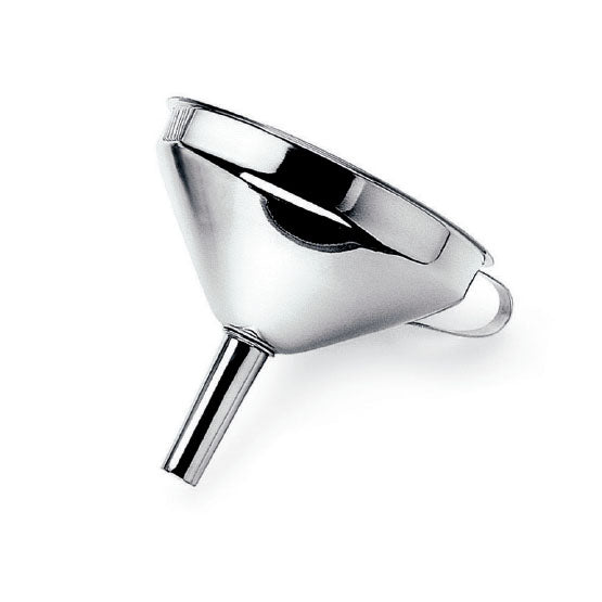 Imbuto in acciaio inox cm. 12. Professionali, maneggevoli e pratici, un aiuto ideale in cucina, sono adatti per la preparazione di tutte le ricette. In negozio e online su tuttochic.it