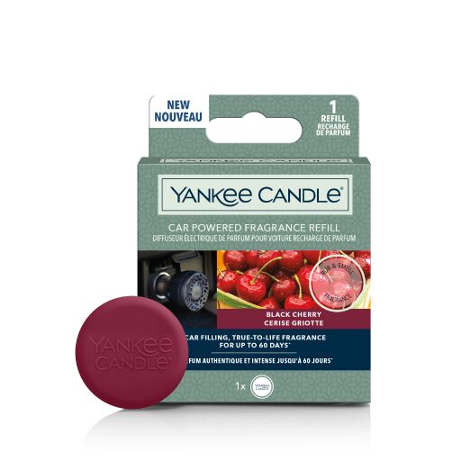 Una volta inserita, la ricarica di fragranza Yankee Candle® si riscalda attraverso il dispositivo, regalando una profumazione autentica, all'interno dell'auto che dura fino a 60 giorni! Informazioni Sulla Fragranza La dolcezza assolutamente deliziosa delle ciliegie nere mature.
