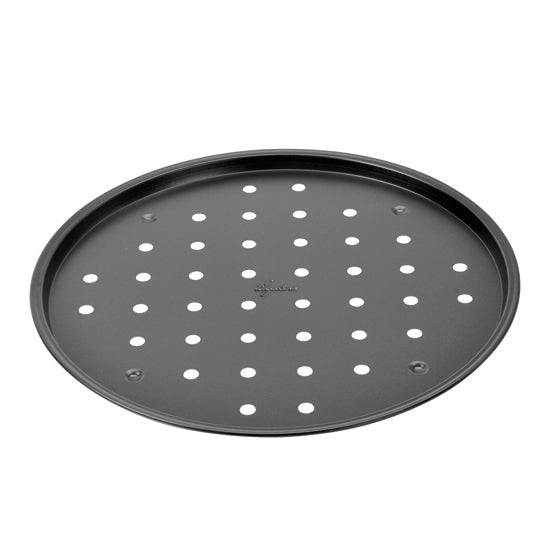 Teglia forata per pizza cm 32 in acciaio al carbonio made in germany. Gustosa è la linea forno Lagostina perfetta per chi vuole sperimentare sia ricette dolci sia salate. La famiglia infatti comprende teglie per pizza, stampi rettangolari per plumcake o tondi per crostate, fino alle tortiera apribili con cerniera.