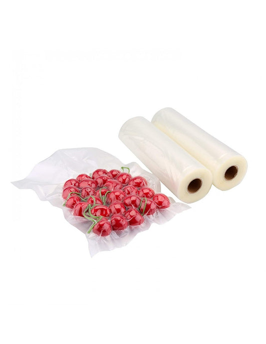 Rotoli per la conservazione di alimenti per sigillatori di vuoto, ideali per creare sacchetti della dimensione desiderata. Progettati per Vesta Precision Vac 'n Seal Elite. In negozio e online su tuttochic.it