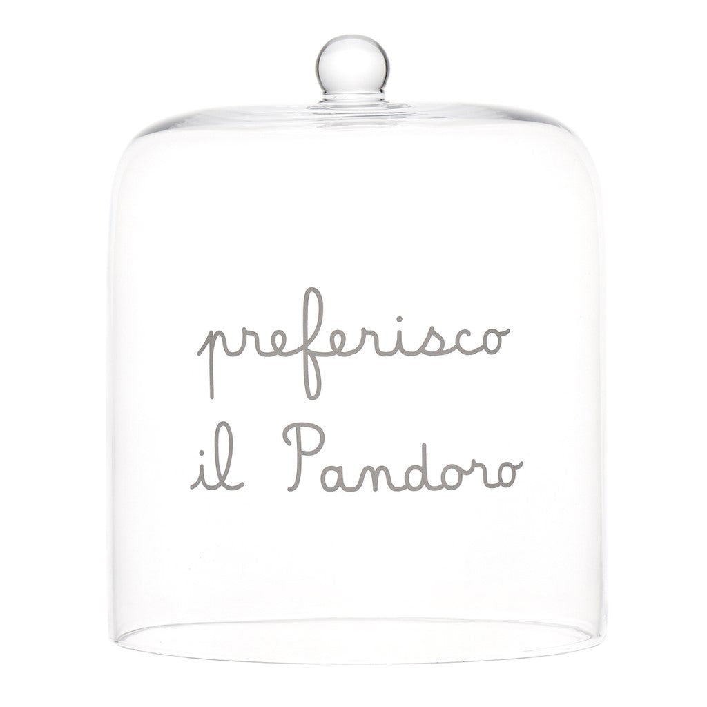 La Campana "preferisco il Pandoro" di Simple Day è la scelta perfetta per chi ama il dolce tradizionale italiano durante le festività natalizie. Con la sua forma a campana, è l'ideale per presentare e conservare il Pandoro, con la garanzia di una freschezza perfetta. cm Ø 24,5x29 h. In negozio e online su tuttochic.it