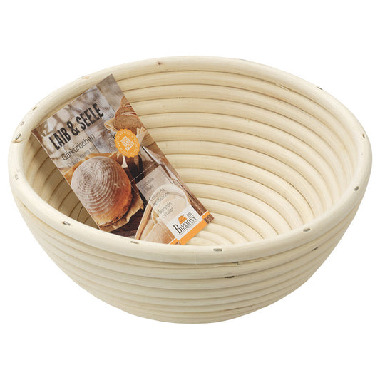 Cestino rotondo lievitazione pane in rattan Birkmann 20 cm