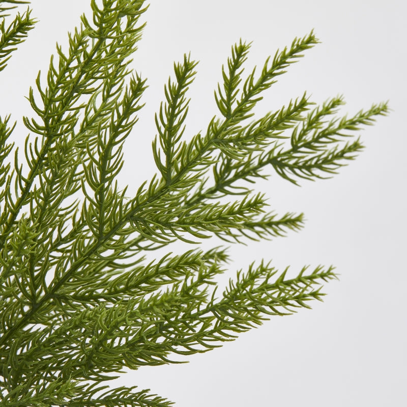 Aggiungi un tocco di natura alle tue composizioni floreali e natalizie con il ramo Cryptomeria artificiale (Cedro giapponese). Il ramo offre un aspetto realistico e senza manutenzione, perfetto per decorare ogni spazio con eleganza e stile. Dimensioni: lungo cm 84. In negozio e online su tuttochic.it