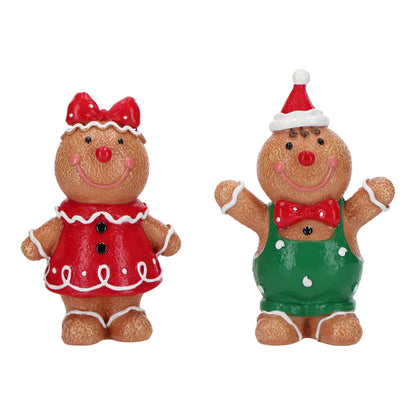 Set 2 Pupazzetti Pan di Zenzero Boy & Girl Gingerbread Timstor