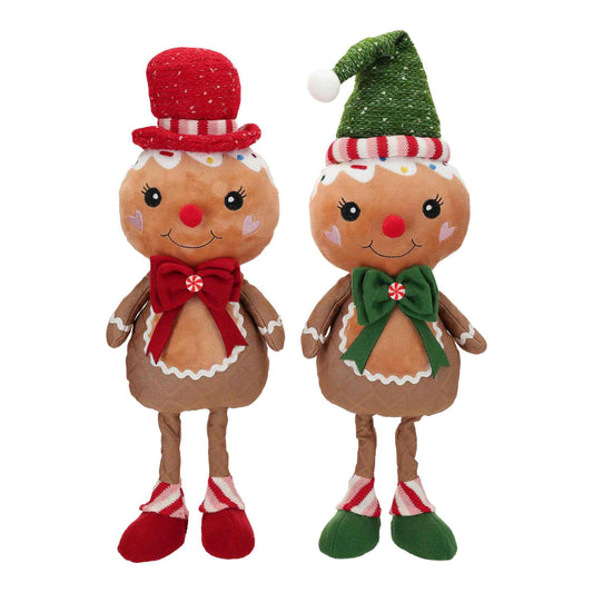 set 2 pupazzi Pan di Zenzero Gingerbread Timstor