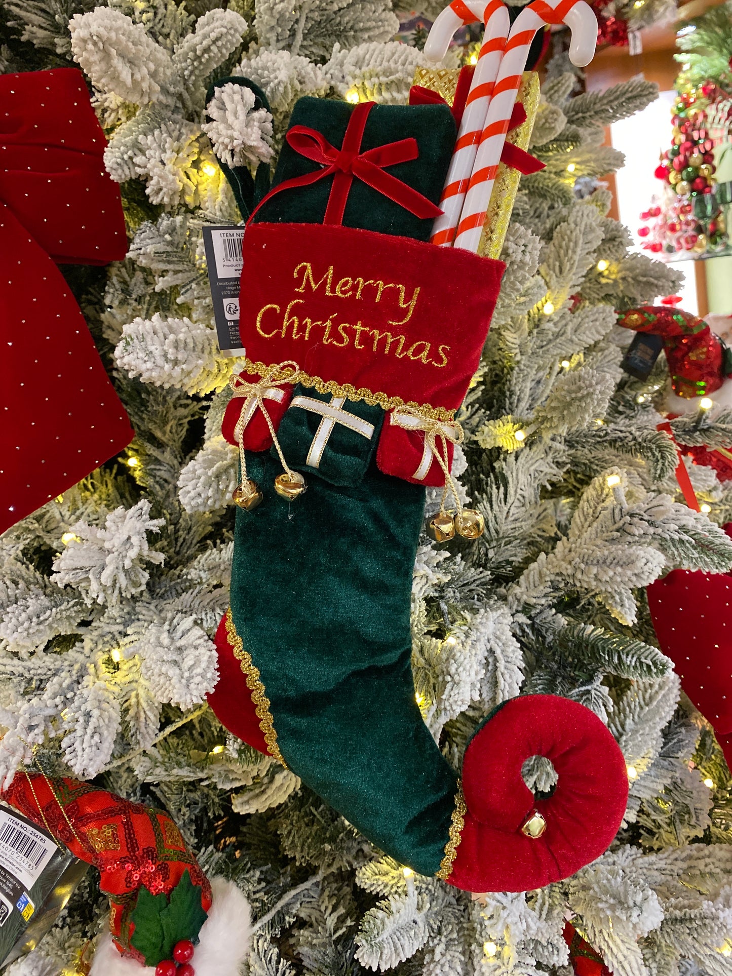 Calza Natalizia in Velluto  – Timstor