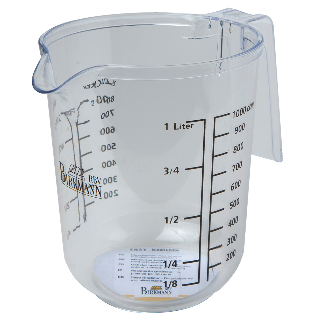 Brocca graduata da cucina Birkmann in plastica infrangibile con scala da 1000 ml
