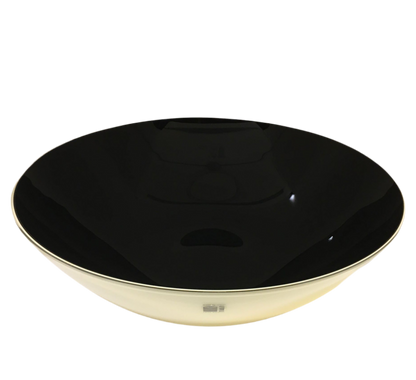 Coppa Luna avorio/nero