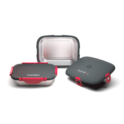 Riscaldare, cucinare, mantenere al caldo: il lunchbox riscaldante ed alimentato a batteria HeatsBox Go riscalda, grazie al riscaldamento speciale del fondo, i vostri piatti in soli 15-25 minuti. In negozio e online su tuttochic.it