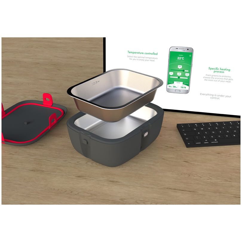 Riscaldare, cucinare, mantenere al caldo: il lunchbox riscaldante ed alimentato a batteria HeatsBox Go riscalda, grazie al riscaldamento speciale del fondo, i vostri piatti in soli 15-25 minuti. In negozio e online su tuttochic.it