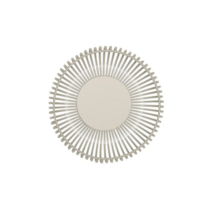 Ciotola LITO taglia M di Blomus in acciaio verniciato a polvere colore bianco o nomad, diametro 25 cm.
