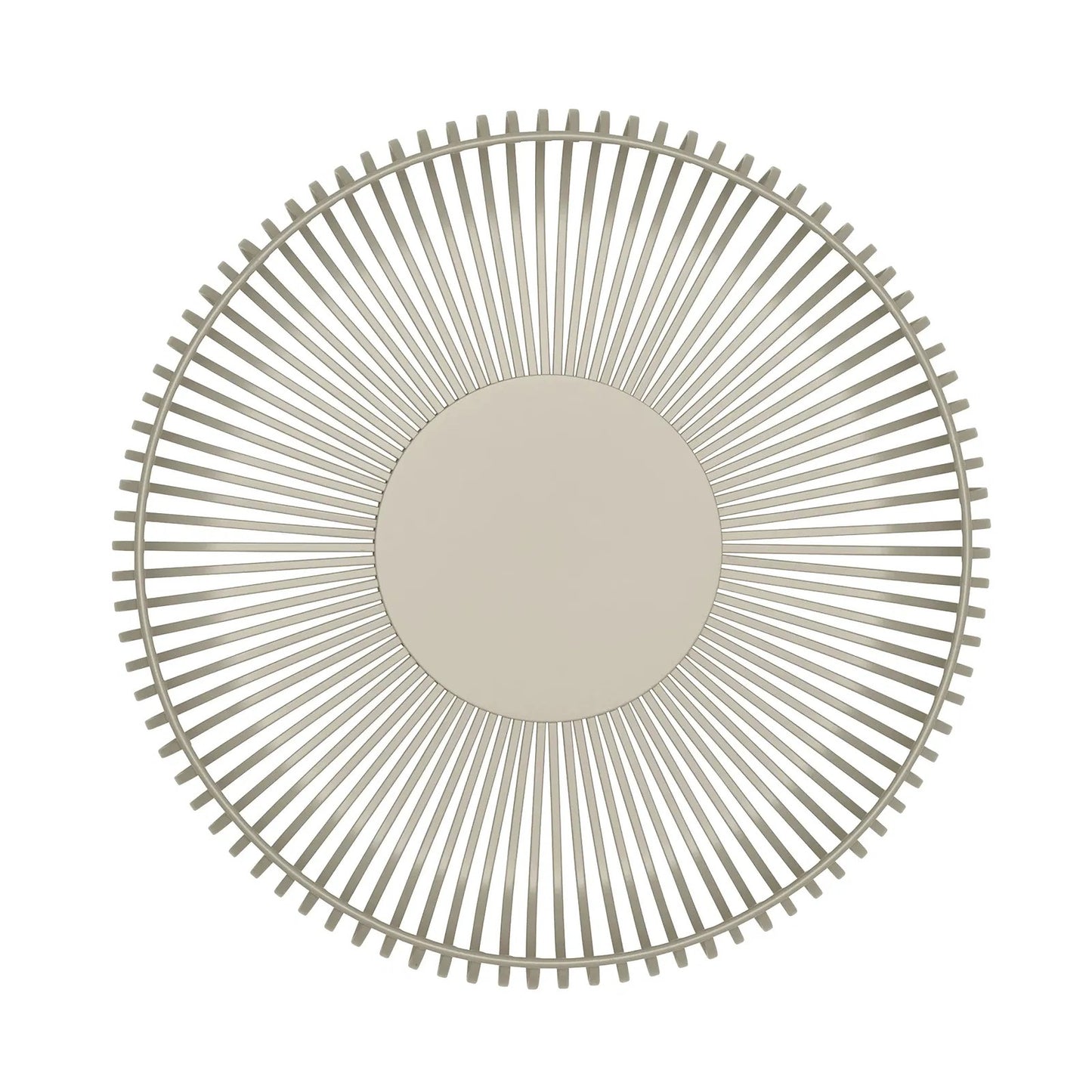 Ciotola decorativa LITO taglia L di Blomus in acciaio verniciato a polvere colore bianco o nomad, diametro 36 cm.
