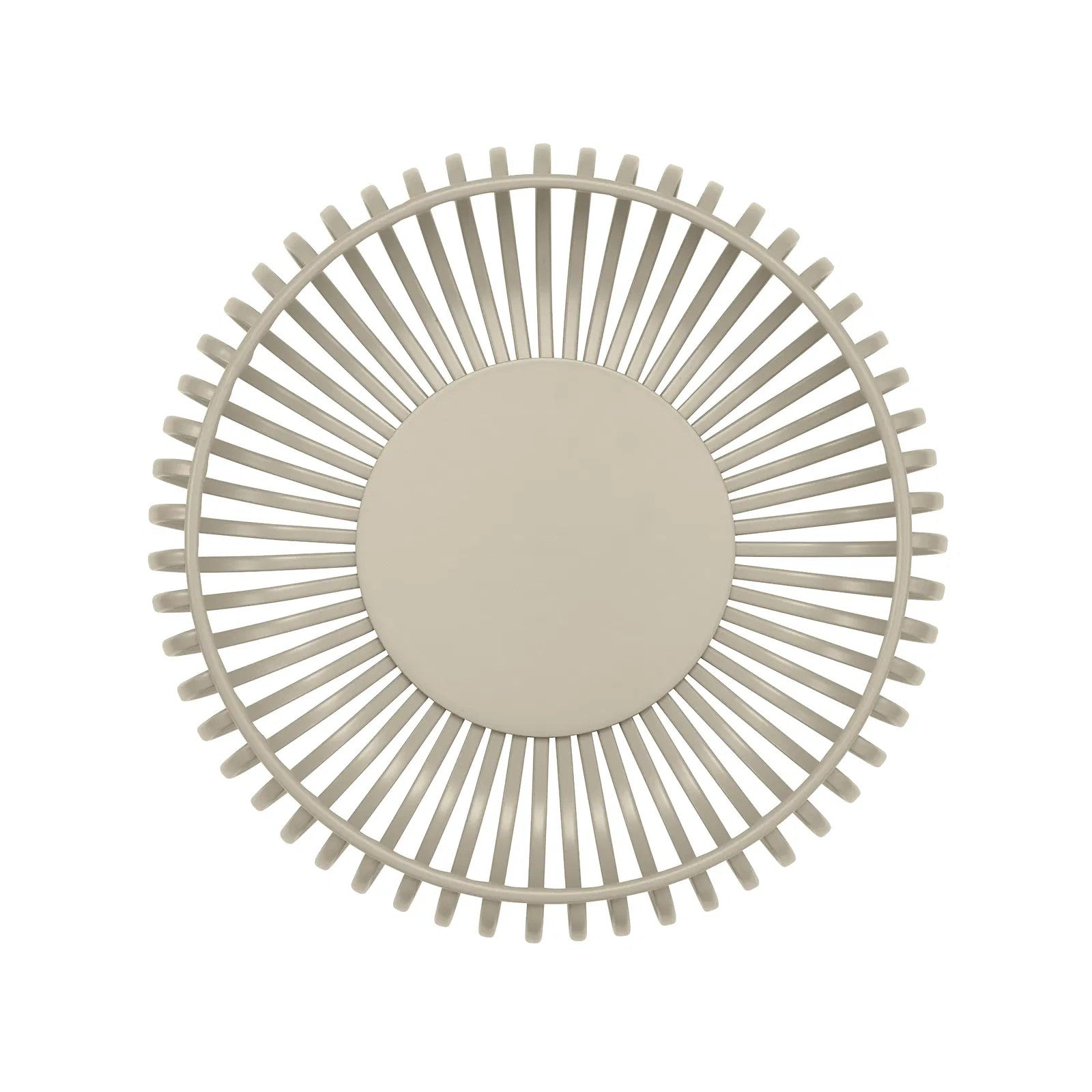 Ciotola decorativa LITO taglia S di Blomus in acciaio verniciato a polvere colore bianco o nomad, diametro 20 cm.
