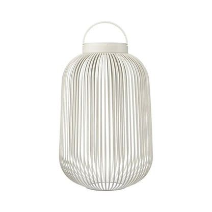 Lampada LED mobile LITO di Blomus in ferro e alluminio, ricaricabile per uso esterno. h 49 cm x Ø 31 cm
