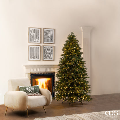 Albero di Natale EDG Pino Cristallo 210 cm con 1900 LED

