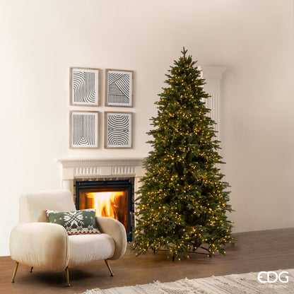 Albero di Natale EDG Pino Cristallo 240 cm con 2500 LED
