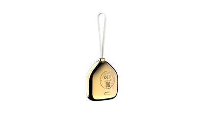 Retro del decoro acustico Relaxound Jingle Bells Gold Glow con alloggiamento batteria e pulsante di controllo volume