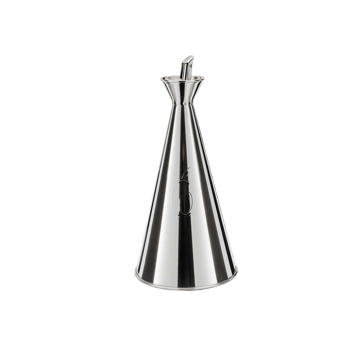 Oliera conica da 1 litro Olivella Magnum Olipac in acciaio inox lucido con beccuccio