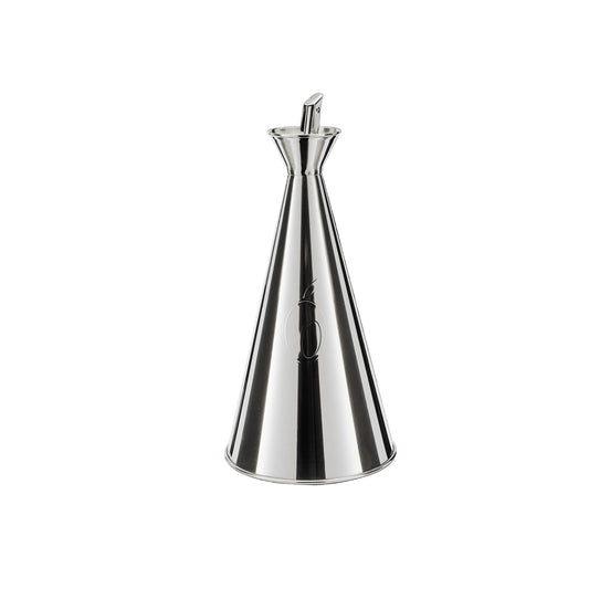 Oliera conica da 1 litro Olivella Magnum Olipac in acciaio inox lucido con beccuccio