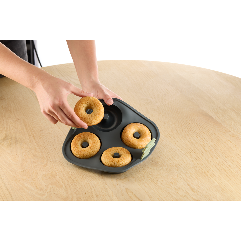 Stampo ciambelle in silicone platinico per friggitrice ad aria Lekuè
