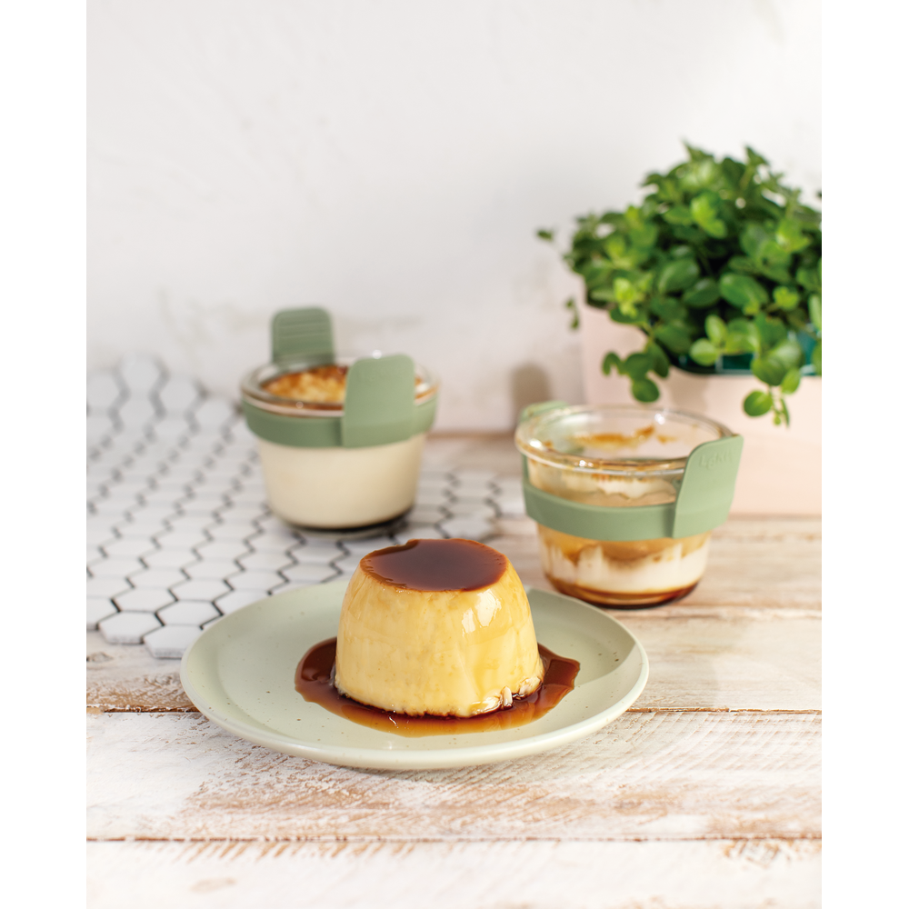 Set 4 coppette in vetro Lekuè per porzioni singole in friggitrice ad aria