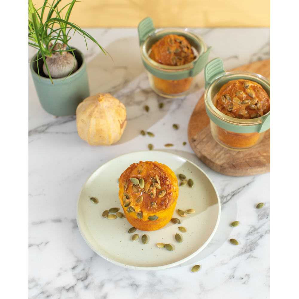 Set 4 coppette in vetro Lekuè per porzioni singole in friggitrice ad aria