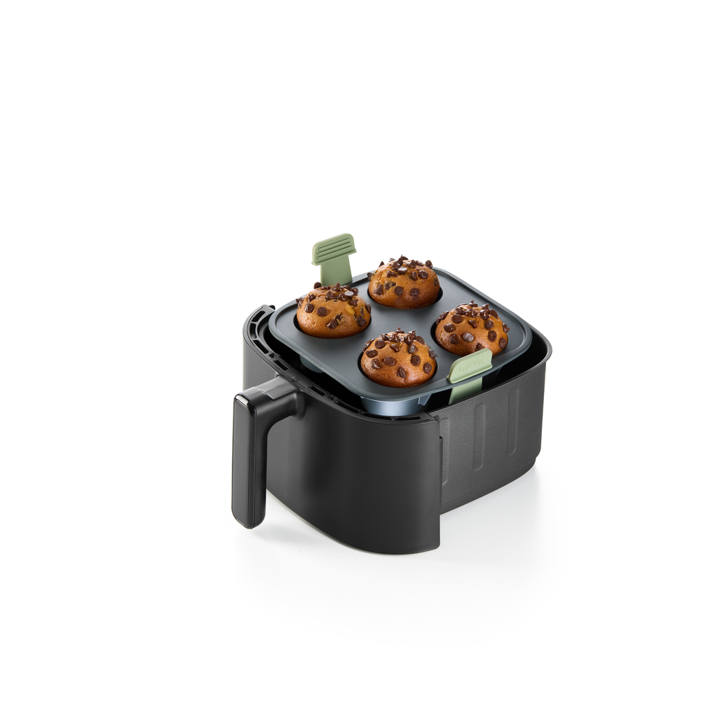 Stampo muffin silicone platinico Lekuè per friggitrice ad aria 5L