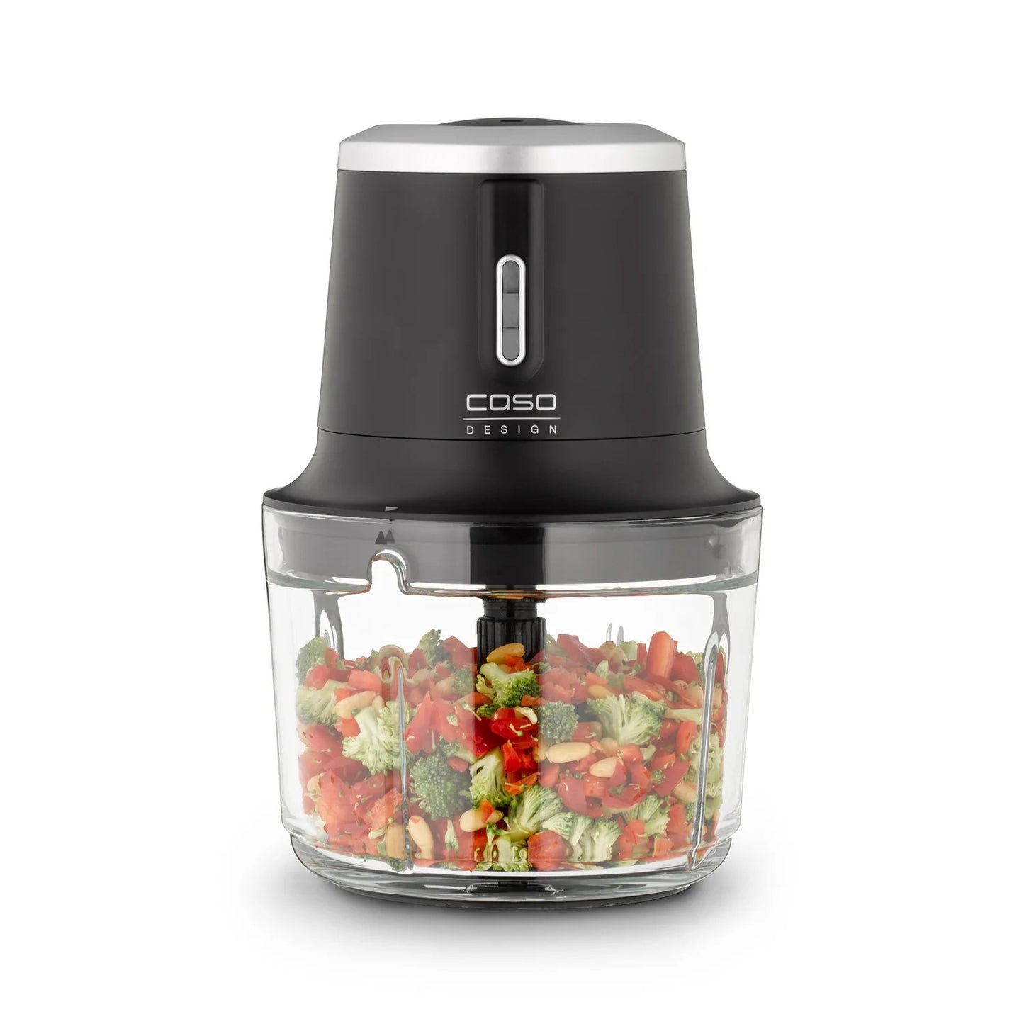 Tritatutto Chop & Go CASO Design cordless compatto su sfondo cucina moderna