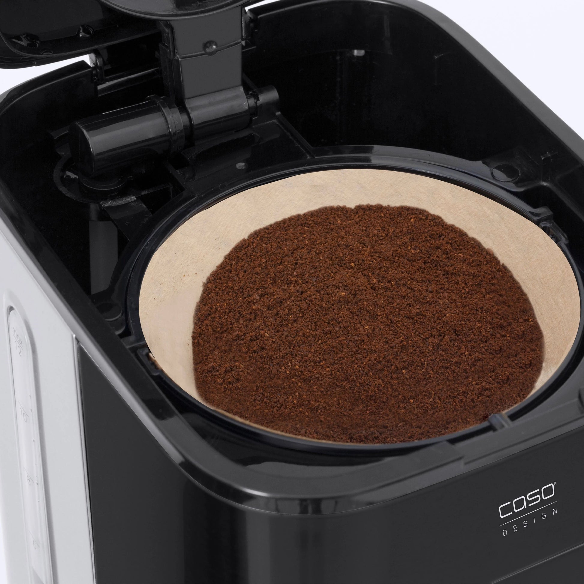 Macchina da caffè filtrato in acciaio inox CASO Design da 12 tazze