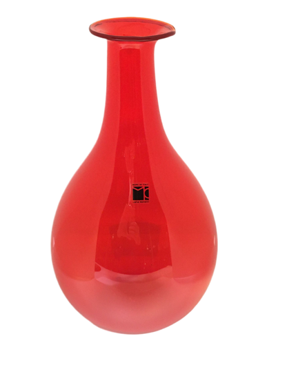 Vaso "Soffiato" rosso