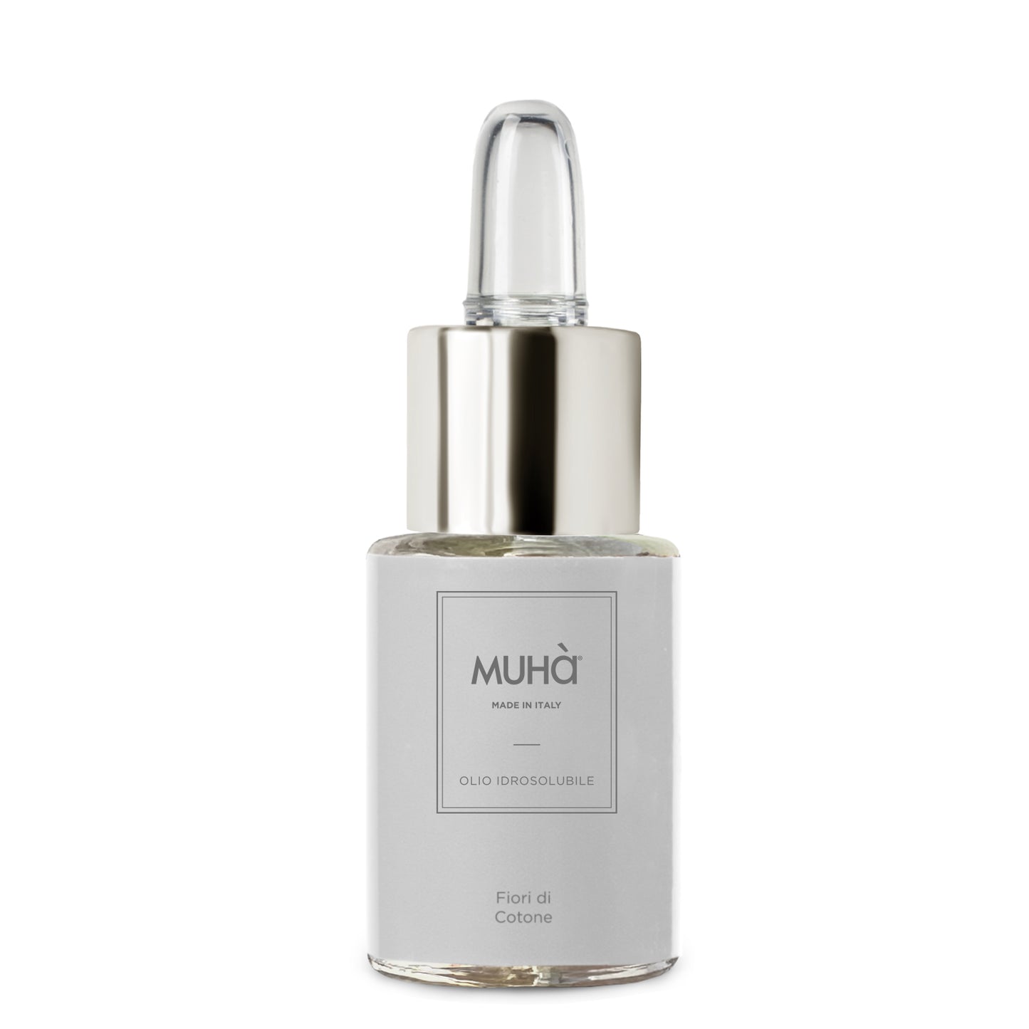 Olio idrosolubile per lampada ad ultrasuoni, poche gocce nell'acqua, e si crea nell'ambiente una piacevole atmosfera di aromi e note profumate di grande qualità. Info sulla fragranza FIORI DI COTONE Fragranza delicata e soave 