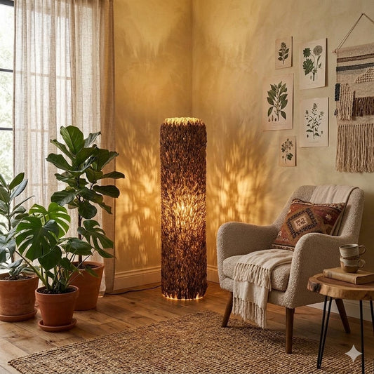 Atmosfera creata dalla lampada Java con tre punti luce attivi.