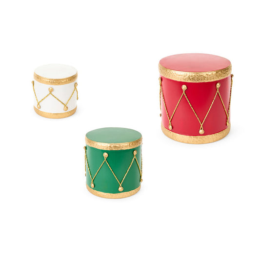 Set 3 tamburi decorativi Natale – Nuvole di Stoffa

