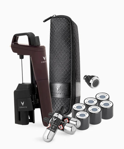 Sistema Coravin Timeless Six+ per mescita vino al calice con accessori