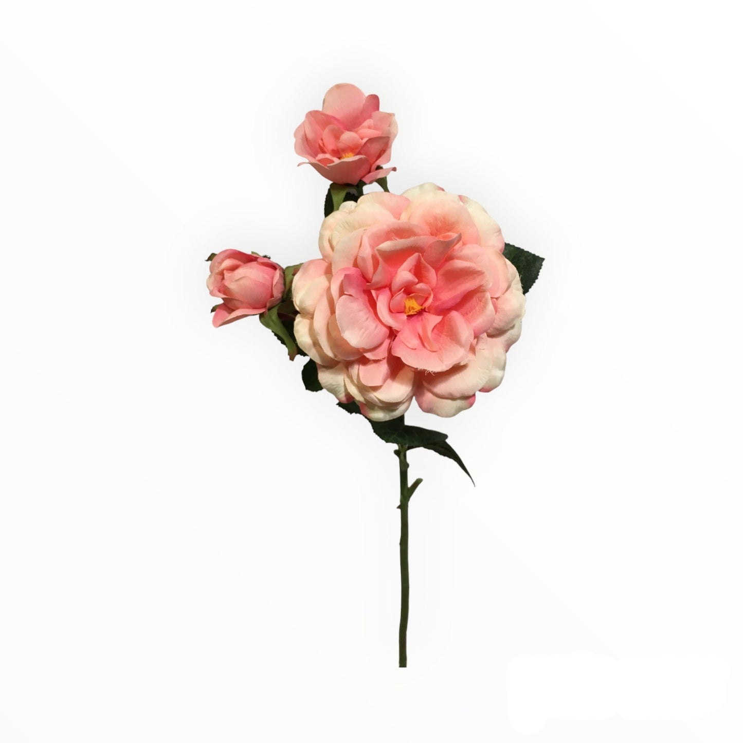 Rametto artificiale con 3 rose color rosa. Dimensione: altezza cm 70. In negozio e online su tuttochic.it