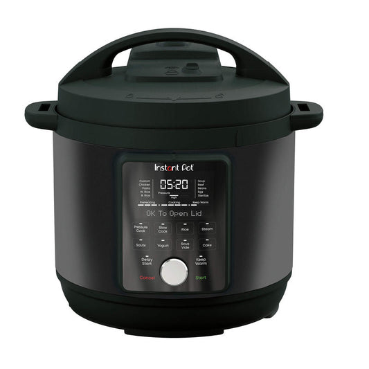 Instant Pot Duo è 9 apparecchi in 1: pentola a pressione, padella, pentola a vapore, pentola a cottura lenta, pentola per riso, scaldavivande e yogurt, sterilizzatore, sous vide. In negozio e online su tuttochic.it