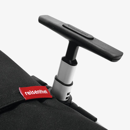 Trolley termico Reisenthel Carrycruiser Iso nero con ruote e manico telescopico.