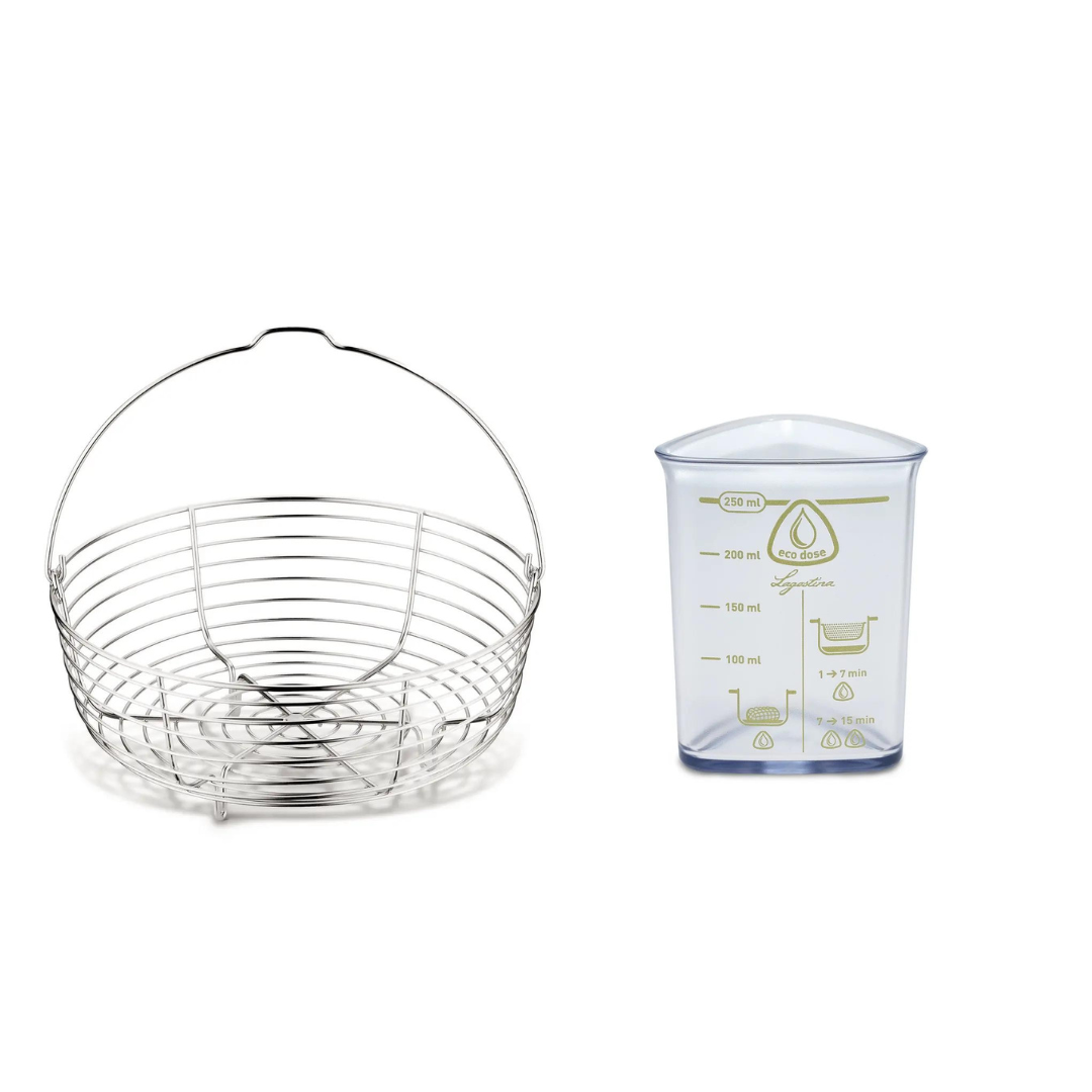 Pentola A Pressione Lagostina La Classica - 5 Litri, Ø 22 Cm, Acciaio Inox, Con Cestello Ed Ecodose - Foto 9