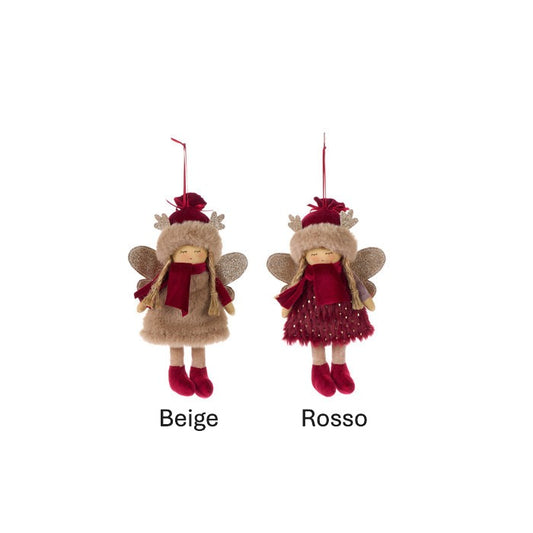 Bambolina Klaus Family con cappello in stoffa

