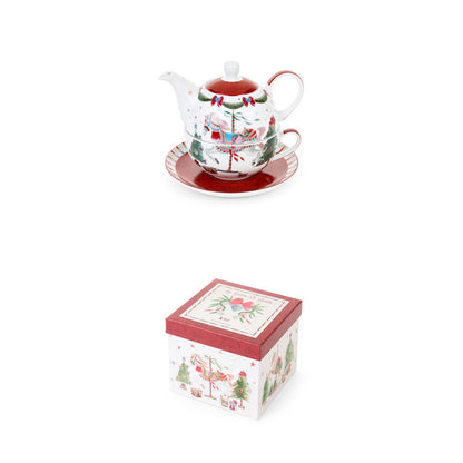 set tea for one completo con piattino e coperchio – La Giostra di Amelie

